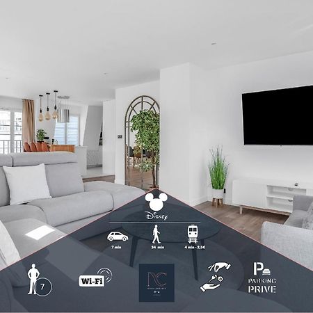 שסי Disneyland-Paris 7 Pers, Netflix, Wifi, 2 Parking מראה חיצוני תמונה